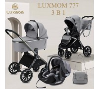 Коляска Luxmom 777 3 в 1 с лежачим автокреслом