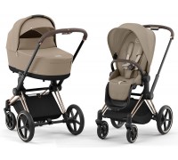 Коляска Cybex Priam IV Rose Gold 2 в 1 Cozy beige
