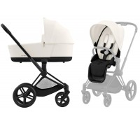 Коляска Cybex Priam IV Matt Black 2 в 1 Off White