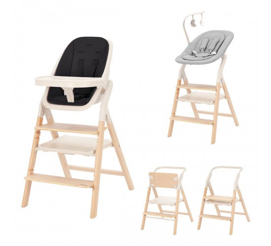 Стульчик для кормления Carrello Ergo crl- 1670 obsidian black чёрный 