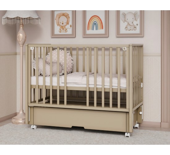 Кроватка Инканто Крона Incanto Krona маятник колеса