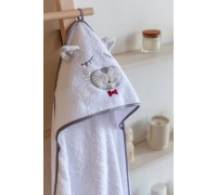  пелёнка полотенце махровое с уголком Lappetti Котик П 28