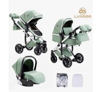 Коляска Luxmom F 2 A 3 в 1 с автокреслом трансформер 