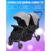 Коляска для двойни Luxmom T 19 паровозик