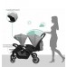 Коляска для двойни Luxmom T 19 паровозик