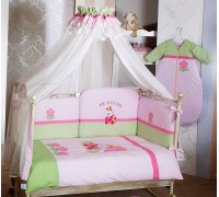 Комплект в кроватку Feretti Princess Pink Sestetto Long