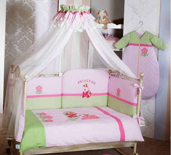 Комплект в кроватку Feretti Princess Pink Sestetto Long