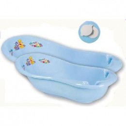 Детская ванна 100 см «Кубусь» с пробкой Арт.1285 голубой