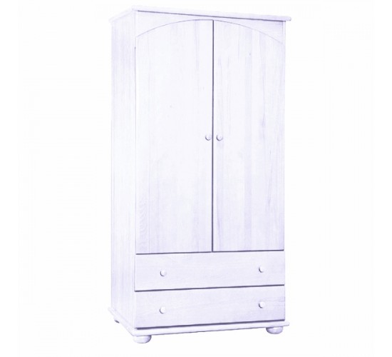 Шкаф для одежды детский Кубаньлесстрой АБ 35 белый
