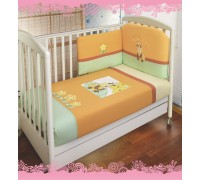 Комплект в кроватку Feretti Princess Orange Premium Sestetto