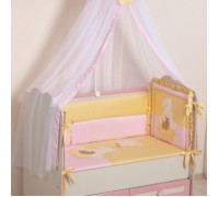 Комплект в кроватку Арт. 64 розовый