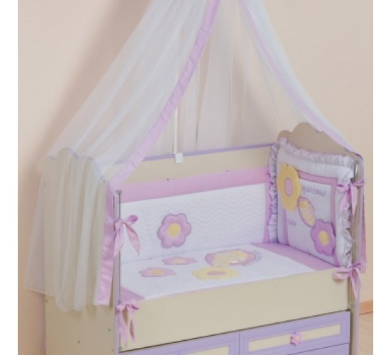 Комплект в кроватку Сдобина Арт. 62 фиолетовый