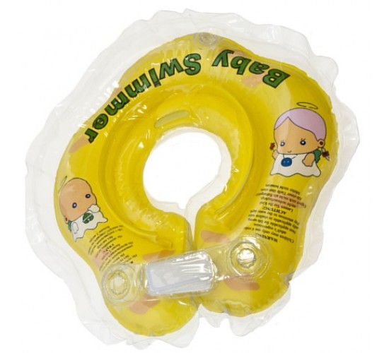 Круг для купания Baby Swimmer желтый (полноцвет) BS21Y