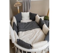 Комплект в кроватку Lappetti Organic baby cotton арт. 6099 универсальный