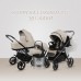 Коляска Luxmom 812 модульная 3 в 1 с автокреслом 