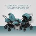 Коляска Luxmom 812 модульная 3 в 1 с автокреслом 