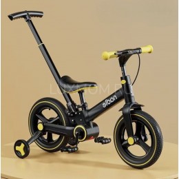 Велосипед беговел четырёхколёсный Luxmom 3900 с ручкой