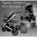 Коляска трансформер Luxmom 711 с амортизацией 