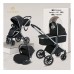 Коляска Luxmom 811 модульная 3 в 1 с автокреслом 