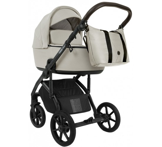 Коляска Roan Bass Next Graphit pearl 2 в 1 экокожа серый 
