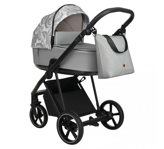 Коляска Roan Sol Lux 2 в 1 choco рама rose gold коричневый