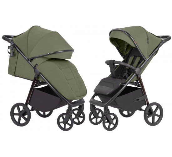 Коляска прогулочная Carrello Bravo + Plus CRL - 5515 Хром