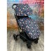 Коляска книжка Luxmom v 3 лёгкая спинка на ремнях