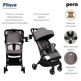 Коляска для Самолёта Pituso Pera Carbon 